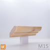 Corniche en bois - M15 Ogee - 3/4 x 2-3/8 - Pin blanc noueux | Wood crown moulding - M15 Ogee - 3/4 x 2-3/8 - Knotty white pine