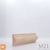 Astragale en bois - M21 Double gorge - 3/4 x 1-5/8 - Érable | Wood astragal - M21 Double cove - 3/4 x 1-5/8 - Maple