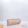 Astragale en bois - M21 Double gorge - 3/4 x 1-5/8 - Érable | Wood astragal - M21 Double cove - 3/4 x 1-5/8 - Maple