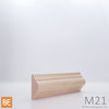 Astragale en bois - M21 Double gorge - 3/4 x 1-5/8 - Érable | Wood astragal - M21 Double cove - 3/4 x 1-5/8 - Maple