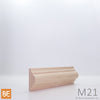 Astragale en bois - M21 Double gorge - 3/4 x 1-5/8 - Érable | Wood astragal - M21 Double cove - 3/4 x 1-5/8 - Maple