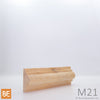Astragale en bois - M21 Double gorge - 3/4 x 1-5/8 - Pin blanc noueux | Wood astragal - M21 Double cove - 3/4 x 1-5/8 - Knotty white pine