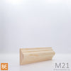 Astragale en bois - M21 Double gorge - 3/4 x 1-5/8 - Pin rouge sélect | Wood astragal - M21 Double cove - 3/4 x 1-5/8 - Select red pine