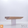 Corniche en bois - M22 Moulure de tête - 3/4 x 2-1/4 - Merisier | Wood cabinet moulding - M22 - 3/4 x 2-1/4 - Yellow birch