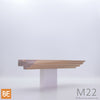 Corniche en bois - M22 Moulure de tête - 3/4 x 2-1/4 - Merisier | Wood cabinet moulding - M22 - 3/4 x 2-1/4 - Yellow birch