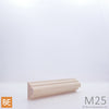 Astragale en bois - M25 Double gorge - 5/8 x 1-1/8 - Érable | Wood astragal - M25 Double cove - 5/8 x 1-1/8 - Maple