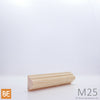 Astragale en bois - M25 Double gorge - 5/8 x 1-1/8 - Pin rouge sélect | Wood astragal - M25 Double cove - 5/8 x 1-1/8 - Select red pine