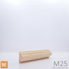 Astragale en bois - M25 Double gorge - 5/8 x 1-1/8 - Pin rouge sélect | Wood astragal - M25 Double cove - 5/8 x 1-1/8 - Select red pine