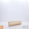 Astragale en bois - M25 Double gorge - 5/8 x 1-1/8 - Pin rouge sélect | Wood astragal - M25 Double cove - 5/8 x 1-1/8 - Select red pine