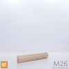 Astragale en bois - M26 Double gorge - 5/16 x 3/4 - Érable | Wood astragal - M26 Double cove - 5/16 x 3/4 - Maple