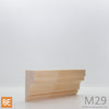 Cimaise en bois - M29 Chambranle français - 1 x 2 - Pin blanc jointé | Wood chair rail - M29 - 1 x 2 - Jointed white pine