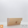 Cimaise en bois - M29 Chambranle français - 1 x 2 - Pin blanc noueux | Wood chair rail - M29 - 1 x 2 - Knotty white pine