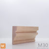 Cimaise en bois - M30 Chambranle français - 1-1/16 x 2-3/4 - Érable | Wood chair rail - M30 - 1-1/16 x 2-3/4 - Maple