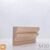 Cimaise en bois - M30 Chambranle français - 1-1/16 x 2-3/4 - Érable | Wood chair rail - M30 - 1-1/16 x 2-3/4 - Maple