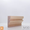 Cimaise en bois - M30 Chambranle français - 1-1/16 x 2-3/4 - Merisier | Wood chair rail - M30 - 1-1/16 x 2-3/4 - Yellow birch