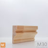 Cimaise en bois - M30 Chambranle français - 1-1/16 x 2-3/4 - Pin blanc jointé | Wood chair rail - M30 - 1-1/16 x 2-3/4 - Jointed white pine