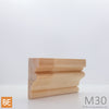 Cimaise en bois - M30 Chambranle français - 1-1/16 x 2-3/4 - Pin blanc jointé | Wood chair rail - M30 - 1-1/16 x 2-3/4 - Jointed white pine