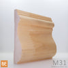 Cimaise en bois - M31 - 1-1/4 x 5-1/2 - Pin blanc jointé | Wood chair rail - M31 - 1-1/4 x 5-1/2 - Jointed white pine
