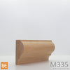 Cimaise en bois - M335 Bullnose - 1-1/4 x 2-1/2 - Chêne rouge | Wood chair rail - M335 Bullnose - 1-1/4 x 2-1/2 - Red oak