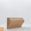 Cimaise en bois - M335 Bullnose - 1-1/4 x 2-1/2 - Chêne rouge | Wood chair rail - M335 Bullnose - 1-1/4 x 2-1/2 - Red oak
