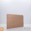 Planche murale en bois - M34 Lambris réversible - 5/16 x 3-3/8 - Chêne rouge | Wood wainscot paneling - M34 Reversible - 5/16 x 3-3/8 - Red oak