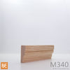 Moulure à panneau en bois - M340 - 3/4 x 1-7/8 - Chêne rouge | Wood panel moulding - M340 - 3/4 x 1-7/8 - Red oak