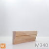 Moulure à panneau en bois - M340 - 3/4 x 1-7/8 - Merisier | Wood panel moulding - M340 - 3/4 x 1-7/8 - Yellow birch