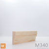 Moulure à panneau en bois - M340 - 3/4 x 1-7/8 - Pin sélect rouge | Wood panel moulding - M340 - 3/4 x 1-7/8 - Select red pine