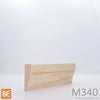 Moulure à panneau en bois - M340 - 3/4 x 1-7/8 - Pin sélect rouge | Wood panel moulding - M340 - 3/4 x 1-7/8 - Select red pine