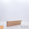 Moulure en bois - M350 - 11/16 x 1-1/4 - Chêne rouge | Wood moulding - M350 - 11/16 x 1-1/4 - Red oak