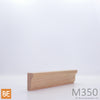 Moulure en bois - M350 - 11/16 x 1-1/4 - Chêne rouge | Wood moulding - M350 - 11/16 x 1-1/4 - Red oak