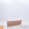 Moulure en bois - M350 - 11/16 x 1-1/4 - Merisier | Wood moulding - M350 - 11/16 x 1-1/4 - Yellow birch