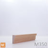 Moulure en bois - M350 - 11/16 x 1-1/4 - Merisier | Wood moulding - M350 - 11/16 x 1-1/4 - Yellow birch