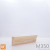 Moulure en bois - M350 - 11/16 x 1-1/4 - Pin rouge sélect | Wood moulding - M350 - 11/16 x 1-1/4 - Select red pine
