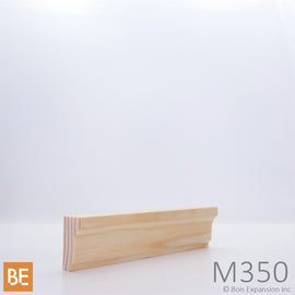 Moulure en bois - M350 - 11/16 x 1-1/4 - Pin rouge sélect | Wood moulding - M350 - 11/16 x 1-1/4 - Select red pine