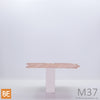 Planche murale en bois - M37 Lambris réversible - 5/16 x 3-3/8 - Merisier | Wood wainscot paneling - M37 Reversible - 5/16 x 3-3/8 - Yellow birch