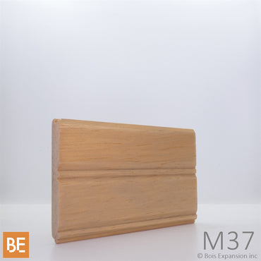 Planche murale en bois - M37 Lambris réversible - 5/16 x 3-3/8 - Pin sélect rouge | Wood wainscot paneling - M37 Reversible - 5/16 x 3-3/8 - Select red pine