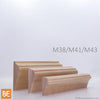 Cimaises en bois - M38, M41et M43 | Wood chair rails - M38, M41 and M43