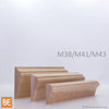 Cimaises en bois - M38, M41 et M43 | Wood chair rails - M38, M41 and M43