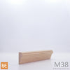 Cimaise en bois - M38 Le Domaine - 5/8 x 1-3/16 - Chêne rouge | Wood chair rail - M38 Le Domaine - Red oak