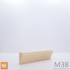 Cimaise en bois - M38 Le Domaine - 5/8 x 1-3/16 - Pin rouge sélect | Wood chair rail - M38 Le Domaine - Select red pine