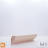 Corniche en bois - M4 Ogee - 3/4 x 1-5/8 - Érable | Wood crown moulding - M4 Ogee - 3/4 x 1-5/8 - Maple