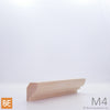 Corniche en bois - M4 Ogee - 3/4 x 1-5/8 - Érable | Wood crown moulding - M4 Ogee - 3/4 x 1-5/8 - Maple
