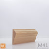 Cimaise en bois - M41 - 13/16 x 2-1/4 - Chêne rouge | Wood chair rail - M41 - 13/16 x 2-1/4 - Red oak