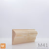 Cimaise en bois - M41 - 13/16 x 2-1/4 - Pin blanc jointé | Wood chair rail - M41 - 13/16 x 2-1/4 - Jointed white pine
