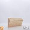 Cimaise en bois - M41 - 13/16 x 2-1/4 - Pin blanc jointé | Wood chair rail - M41 - 13/16 x 2-1/4 - Jointed white pine