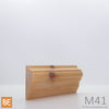 Cimaise en bois - M41 - 13/16 x 2-1/4 - Pin blanc noueux | Wood chair rail - M41 - 13/16 x 2-1/4 - Knotty white pine