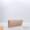 Cimaise en bois - M43 - 3/4 x 1-3/4 - Chêne rouge | Wood chair rail - M43 - 3/4 x 1-3/4 - Red oak