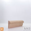 Cimaise en bois - M43 - 3/4 x 1-3/4 - Merisier | Wood chair rail - M43 - 3/4 x 1-3/4 - Yellow birch