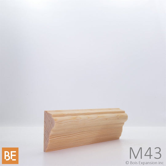 Cimaise en bois - M43 - 3/4" x 1-3/4"